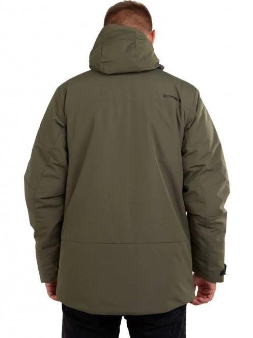 Fundango Perill Parka Jacket férfi utcai kabát oliva színben 3