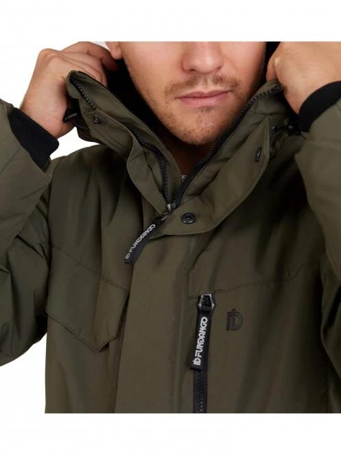 Fundango Perill Parka Jacket férfi utcai kabát oliva színben 5