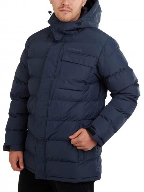 Fundango Lavis Padded Jacket férfi utcai kabát sötétkék színben 4