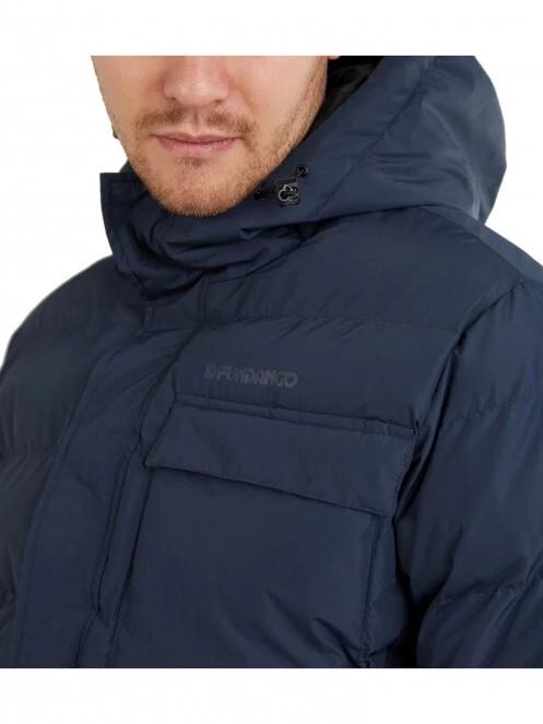 Fundango Lavis Padded Jacket férfi utcai kabát sötétkék színben 5