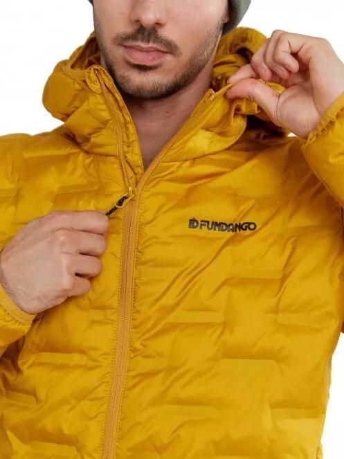 Fundango Smoke Hooded Jacket férfi utcai kabát narancssárga színben 4