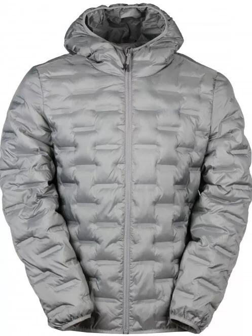 Fundango Smoke Hooded Jacket férfi utcai kabát szürke színben 7