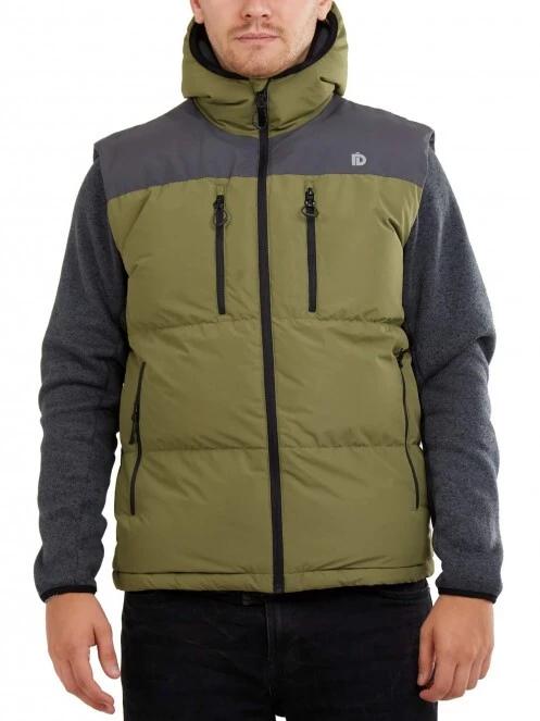 Fundango Laurel Padded Vest férfi mellény oliva színben 2