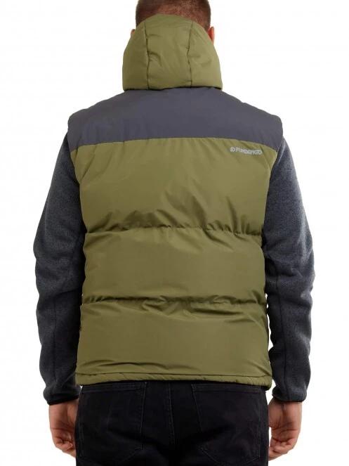 Fundango Laurel Padded Vest férfi mellény oliva színben 3