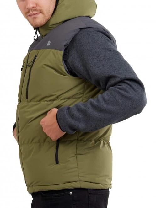 Fundango Laurel Padded Vest férfi mellény oliva színben 4