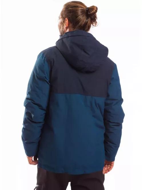 Fundango Severus férfi utcai kabát sötétkék színben 3