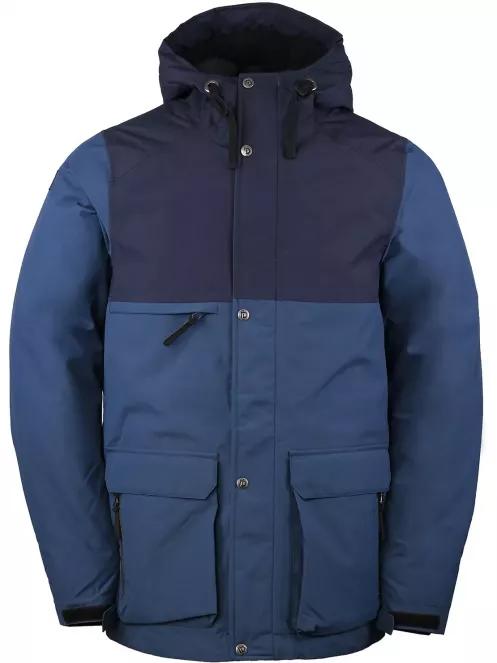 Fundango Severus férfi utcai kabát sötétkék színben 4