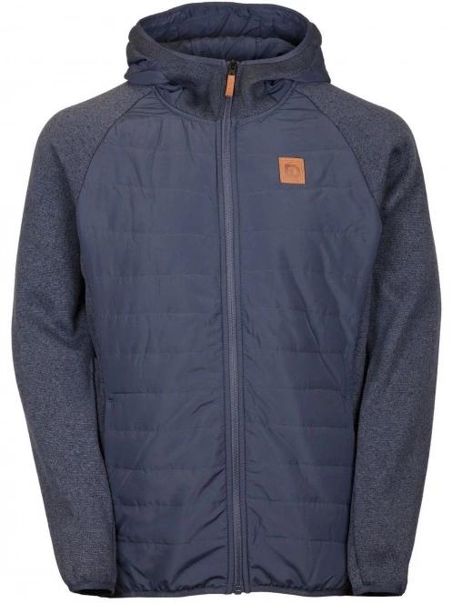 Fundango Obsidian Hybrid Jacket férfi polár pulóver kék színben 9