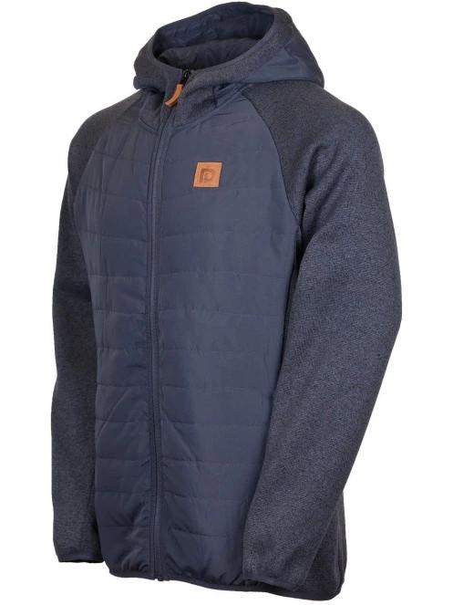 Fundango Obsidian Hybrid Jacket férfi polár pulóver kék színben 10