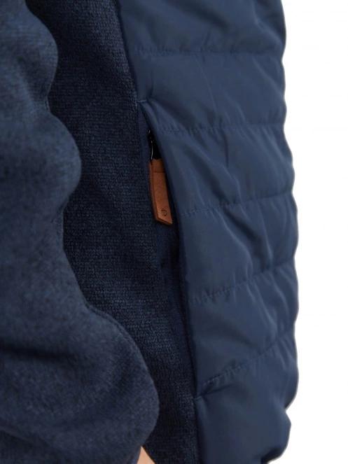 Fundango Obsidian Hybrid Jacket férfi polár pulóver kék színben 7