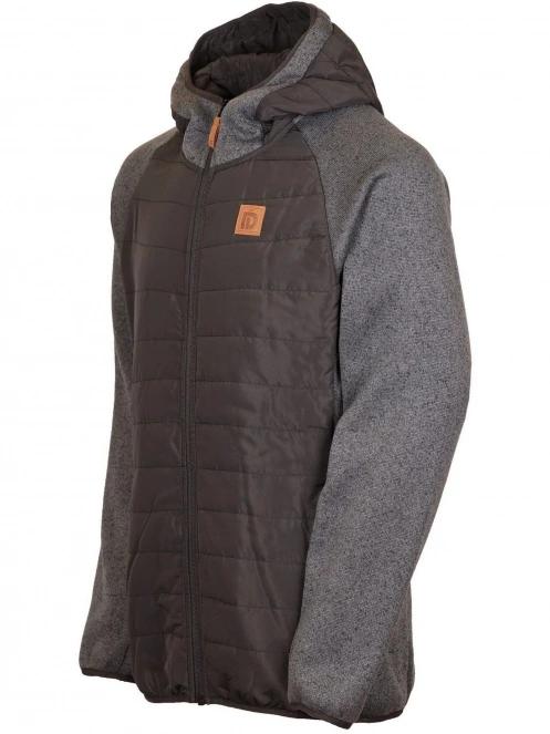 Fundango Obsidian Hybrid Jacket férfi polár pulóver fekete színben 10
