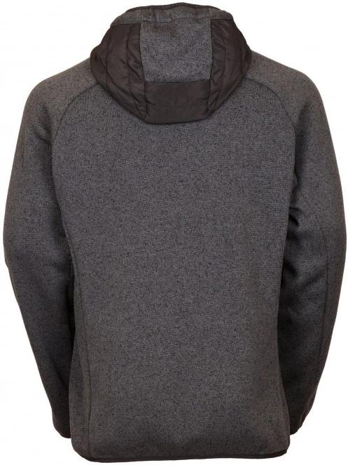 Fundango Obsidian Hybrid Jacket férfi polár pulóver fekete színben 11