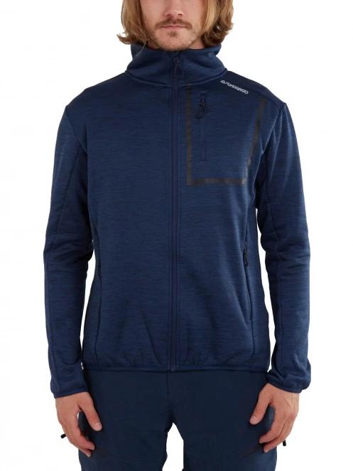 Fundango Jefferson Fleece Jacket férfi polár pulóver sötétkék színben 2