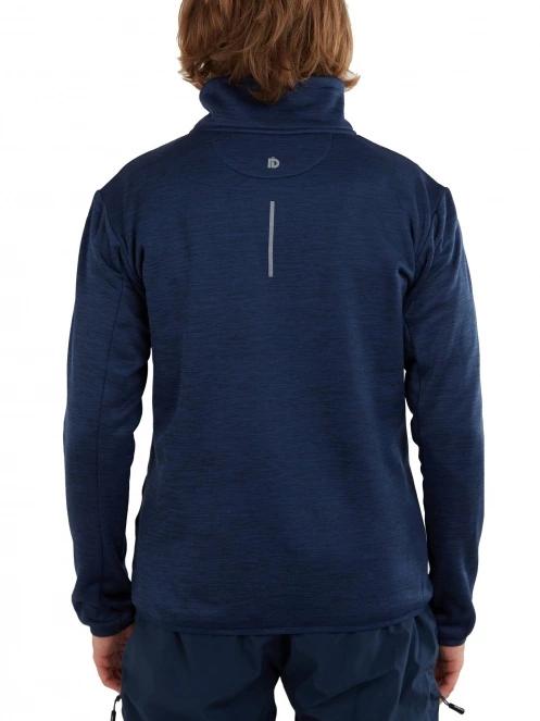 Fundango Jefferson Fleece Jacket férfi polár pulóver sötétkék színben 3