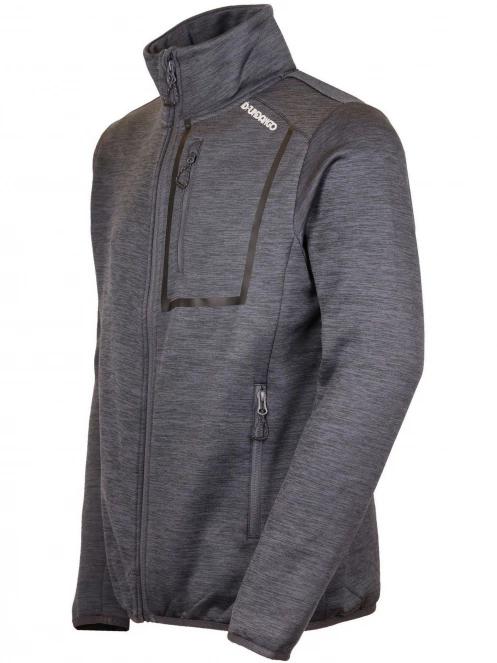 Fundango Jefferson Fleece Jacket férfi polár pulóver fekete színben 6