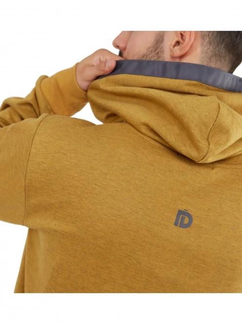 Fundango Force Tech Pullover férfi pulóver barna színben 8