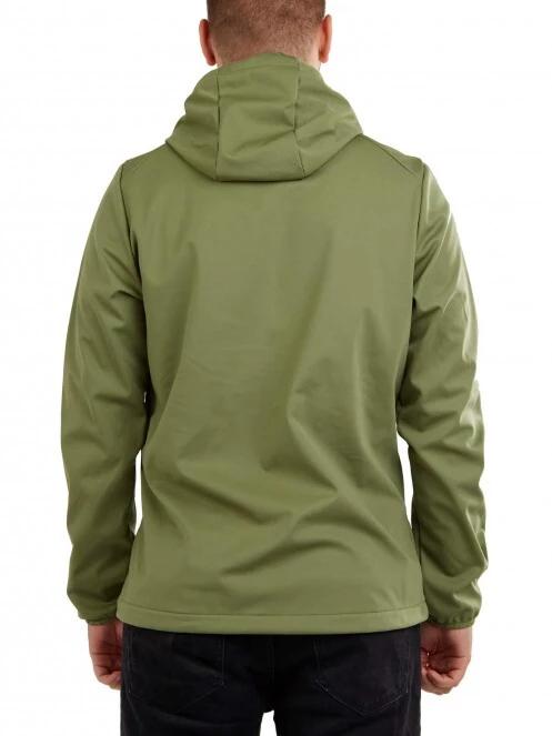 Fundango Vermont Hybrid Jacket férfi softshell kabát oliva színben 3