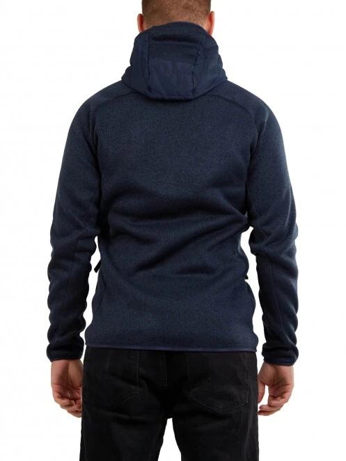 Fundango Obsidian Hybrid Jacket férfi utcai kabát kék színben 3