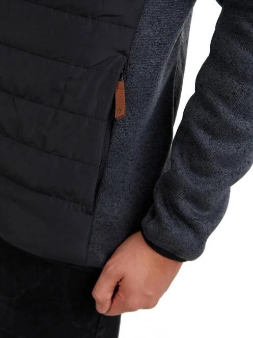 Fundango Obsidian Hybrid Jacket férfi utcai kabát fekete színben 5