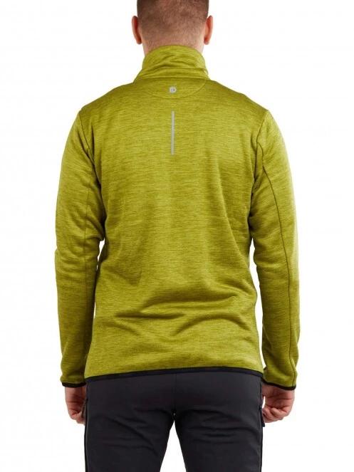 Fundango Jefferson Fleece Jacket férfi polár pulóver zöld színben 3