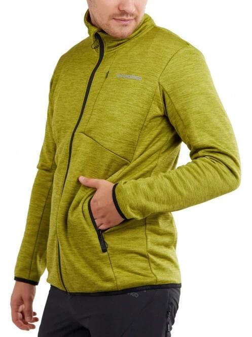 Fundango Jefferson Fleece Jacket férfi polár pulóver zöld színben 4