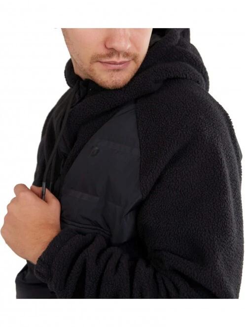 Fundango Mongrel Hybrid Jacket férfi utcai kabát fekete színben 5