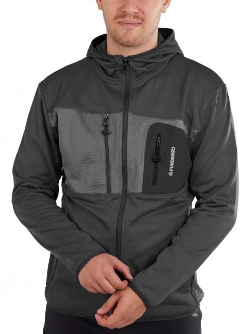 Fundango FOX Hybrid Jacket férfi polár pulóver fekete színben 2