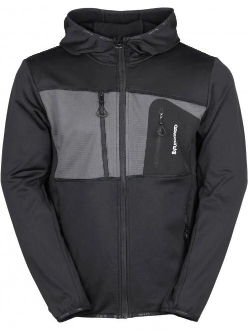 Fundango FOX Hybrid Jacket férfi polár pulóver fekete színben 4