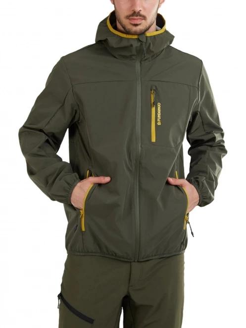 Fundango Alloy Hooded Softshell férfi softshell kabát zöld színben 5