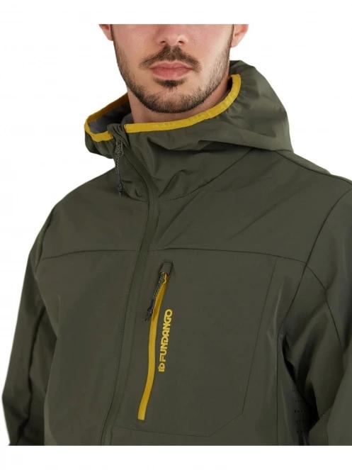 Fundango Alloy Hooded Softshell férfi softshell kabát zöld színben 6