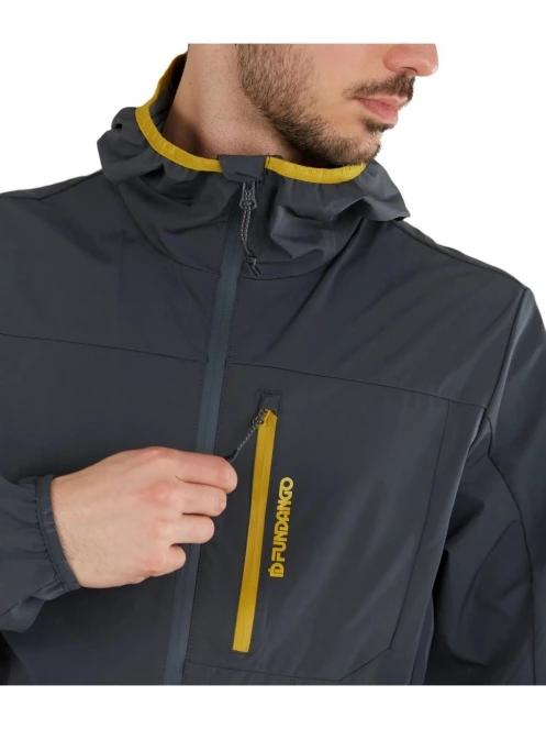 Fundango Alloy Hooded Softshell férfi softshell kabát szürke színben 5