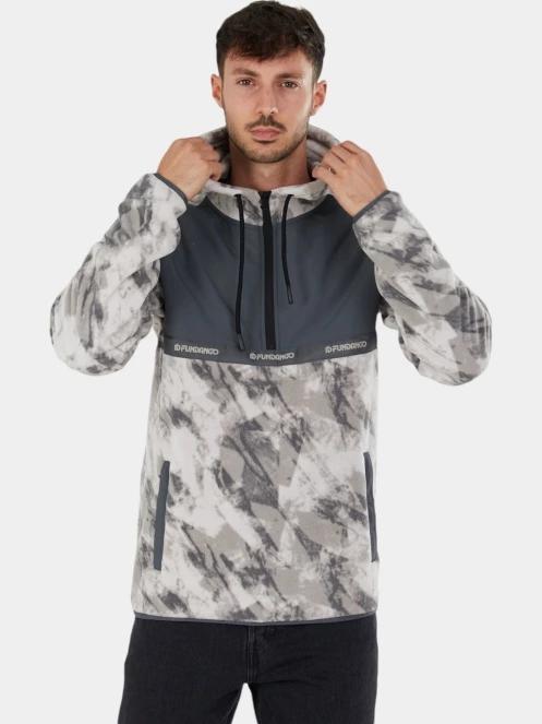 Fundango Exodus Hybrid Jacket férfi pulóver szürke színben 2