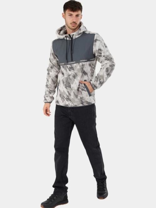 Fundango Exodus Hybrid Jacket férfi pulóver szürke színben 4