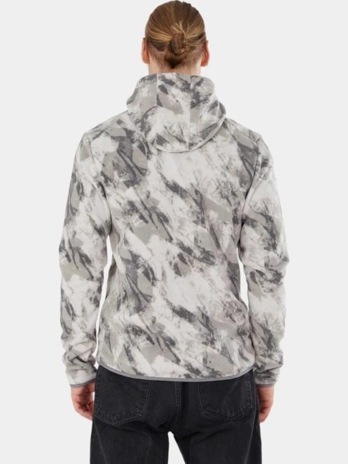 Fundango Nestor Fleece Jacket férfi polár pulóver szürke színben 3