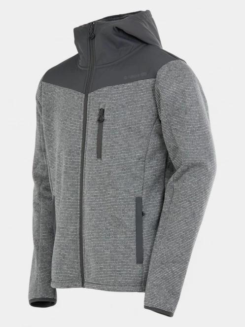 Fundango Ashford Insulated Fleece Jacket férfi polár pulóver szürke színben 8