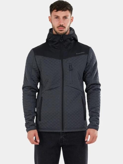 Fundango Ashford Insulated Fleece Jacket férfi polár pulóver szürke színben 2