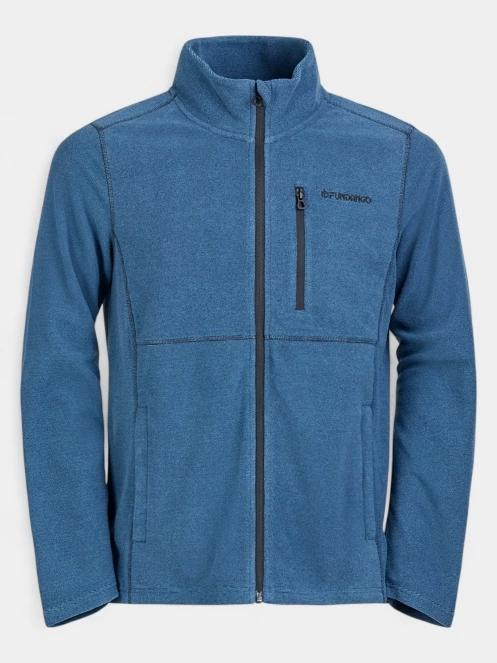 Fundango Jeffrey Fullzip Fleece férfi polár pulóver sötétkék színben 2