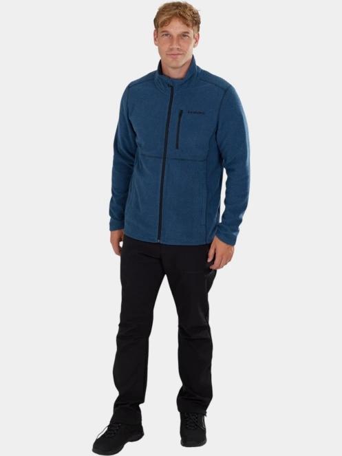 Fundango Jeffrey Fullzip Fleece férfi polár pulóver sötétkék színben 4