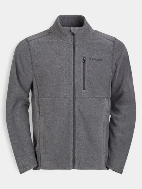 Fundango Jeffrey Fullzip Fleece férfi polár pulóver fekete színben 2