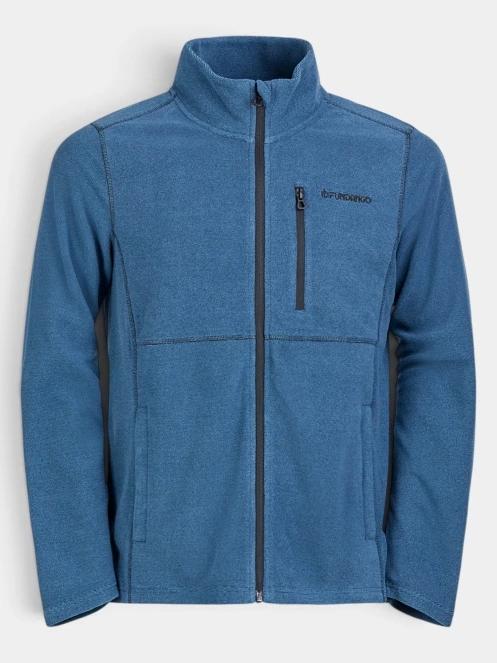 Fundango Jeffrey Fleece Jacket férfi polár pulóver sötétkék színben 7
