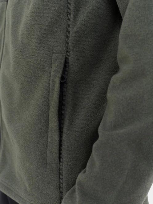 Fundango Jeffrey Fleece Jacket férfi polár pulóver oliva színben 7