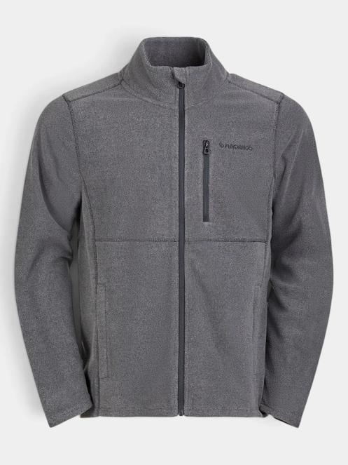 Fundango Jeffrey Fleece Jacket férfi polár pulóver fekete színben 8
