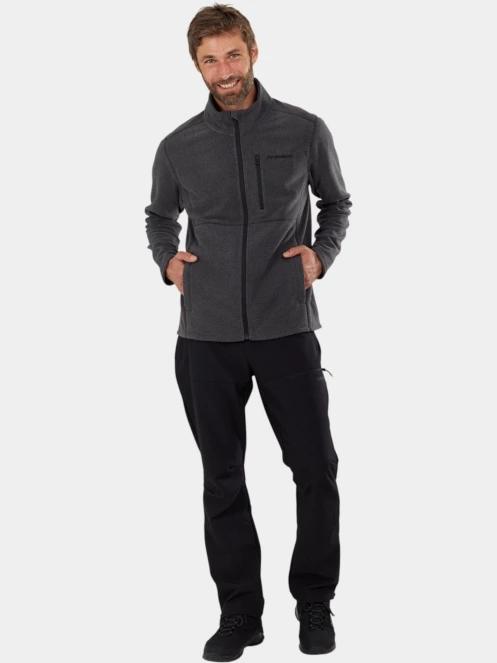 Fundango Jeffrey Fleece Jacket férfi polár pulóver fekete színben 4