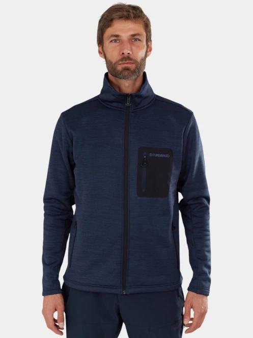 Fundango Revolution Fullzip Fleece férfi polár pulóver sötétkék színben 2