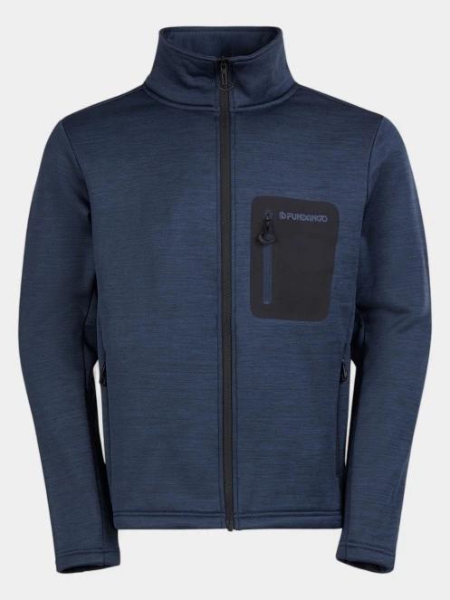 Fundango Revolution Fullzip Fleece férfi polár pulóver sötétkék színben 10