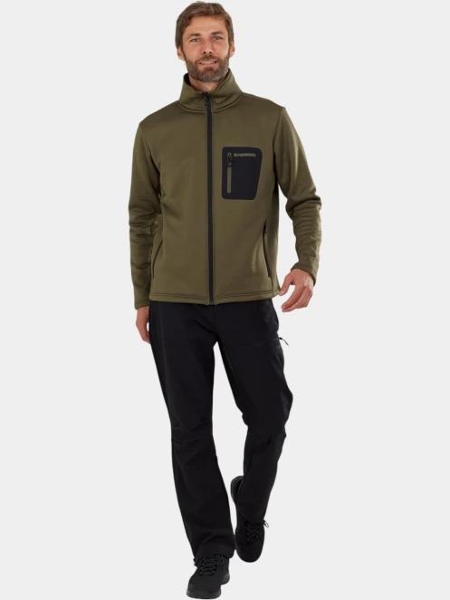 Fundango Revolution Fullzip Fleece férfi polár pulóver zöld színben 4