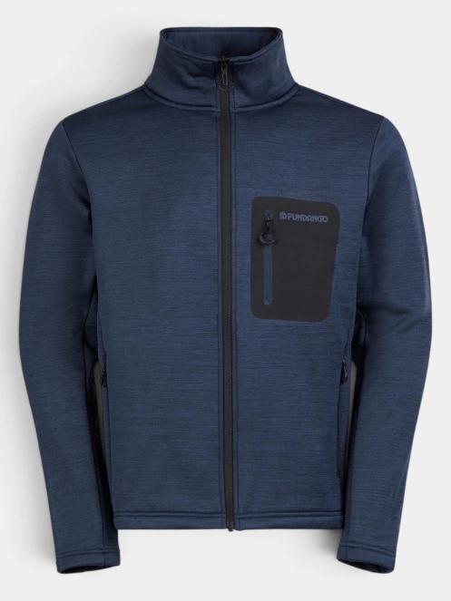 Fundango Revolution Fleece Jacket férfi polár pulóver sötétkék színben 10