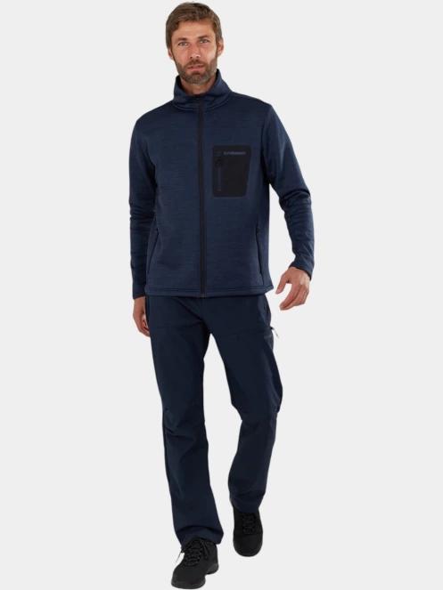 Fundango Revolution Fleece Jacket férfi polár pulóver sötétkék színben 4