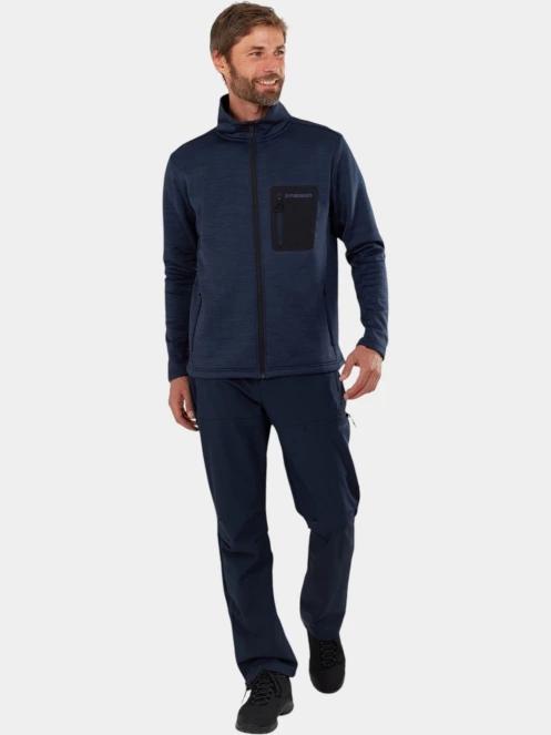 Fundango Revolution Fleece Jacket férfi polár pulóver sötétkék színben 5