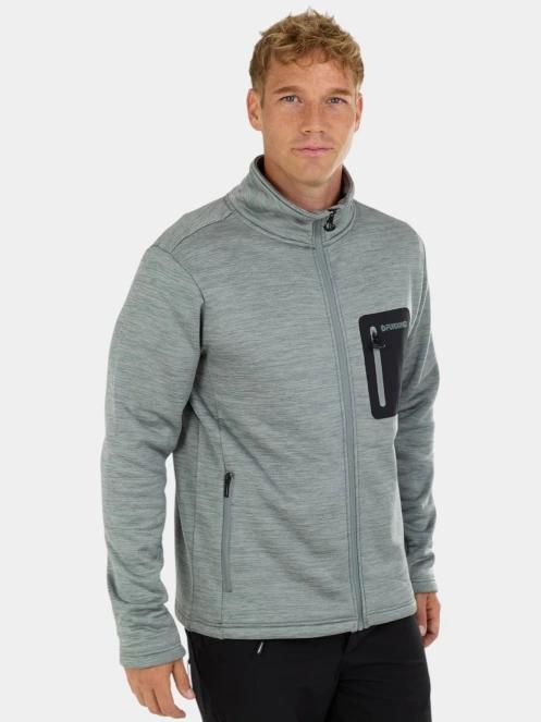 Fundango Revolution Fleece Jacket férfi polár pulóver zöld színben 5